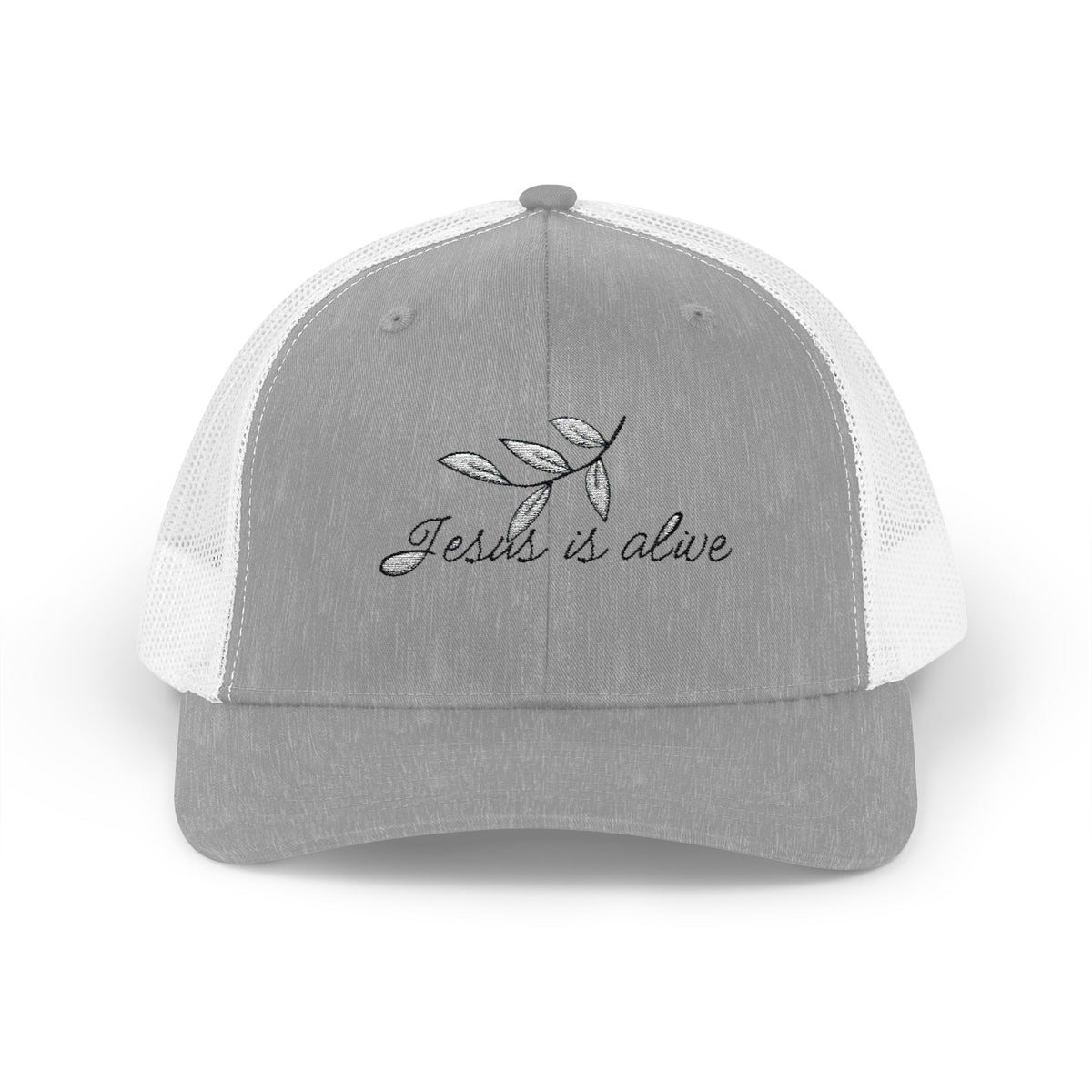 Inspirational Jesus is Alive Snapback Trucker Cap - Perfect for Faith-Based Events & Casual Style